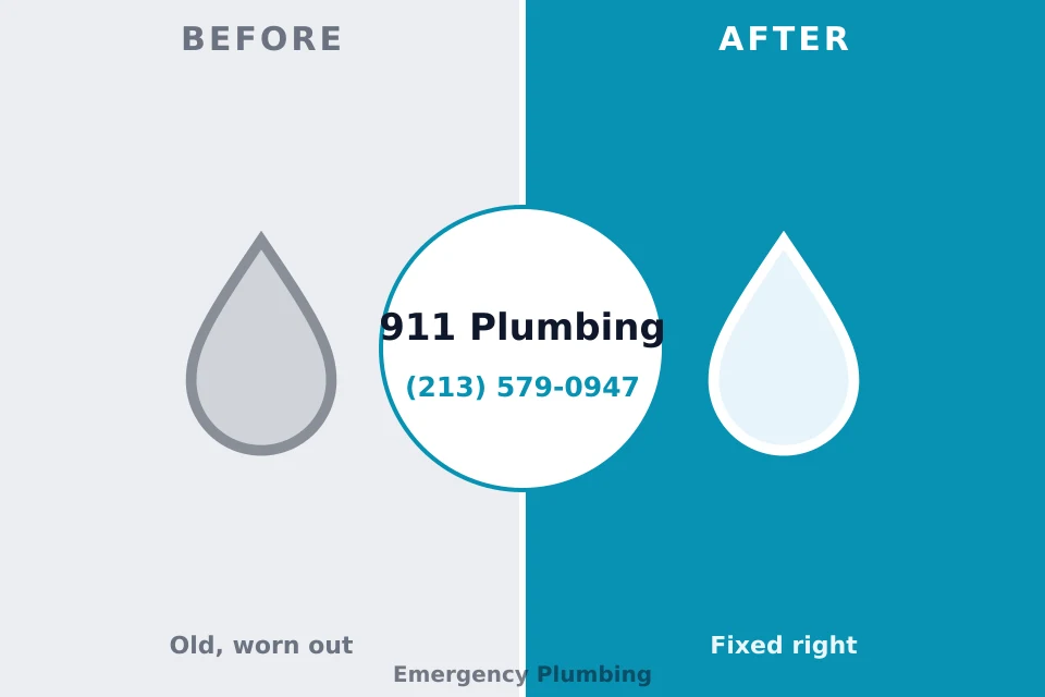 Before and after: plumbing company Thayer, MO